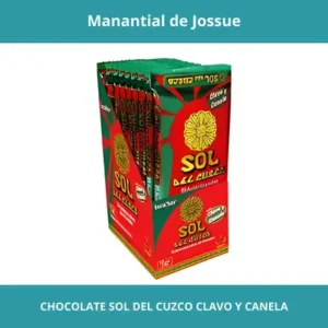 CHOCOLATE SOL DEL CUZCO CLAVO Y CANELA x12