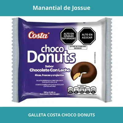 GALLETA COSTA CHOCO DONUTS X6UN