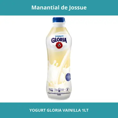 YOGURT GLORIA VAINILLA 1LT