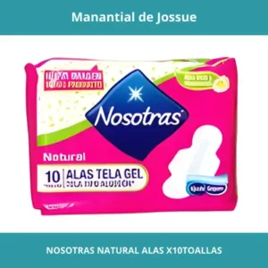 NOSOTRAS NATURAL ALAS X10TOALLAS