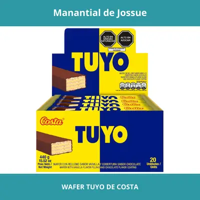 WAFER TUYO DE COSTA X20UN 440G