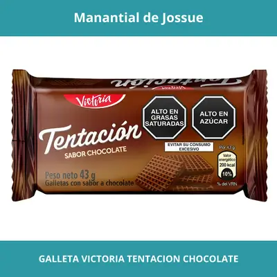 GALLETA VICTORIA TENTACION CHOCOLATE PACK X6