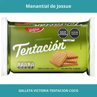 GALLETA VICTORIA TENTACION COCO PACK X6