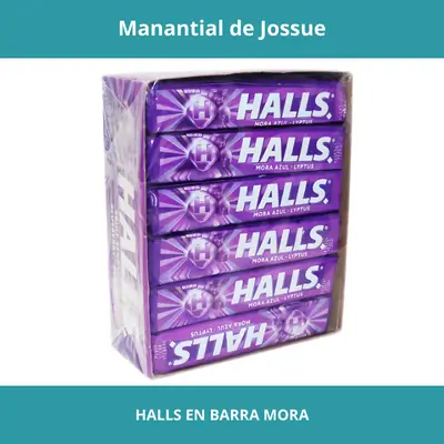 HALLS EN BARRA MORA X12UN