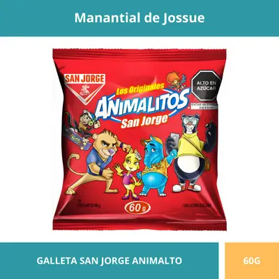 GALLETA SAN JORGE ANIMALTO 60G X20UN