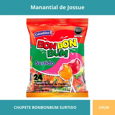 CHUPETE BONBONBUM SURTIDO X24