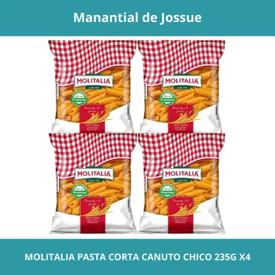 MOLITALIA PASTA CORTA CANUTO CHICO PESO NETO 235G