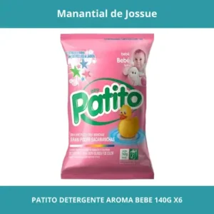 PATITO DETERGENTE AROMA BEBE PESO NETO 140G X6