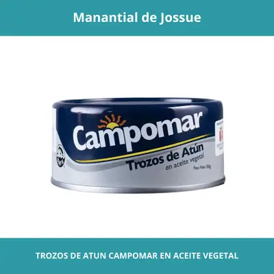 TROZOS DE ATUN CAMPOMAR EN ACEITE VEGETAL