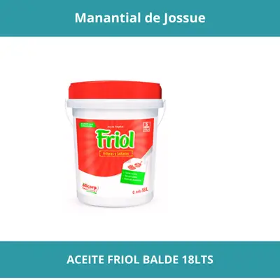 ACEITE FRIOL FRITURA BALDE 18LTS