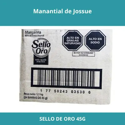 MANTEQUILLA SELLO DE ORO 45G X24